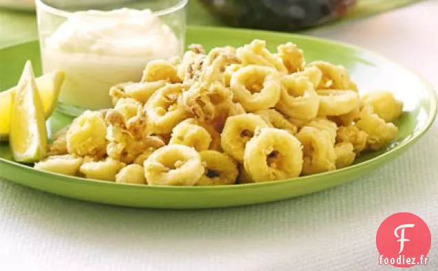 Calmars croustillants aux câpres