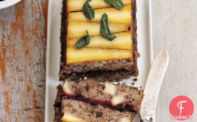 Pain de panais, canneberges et châtaignes