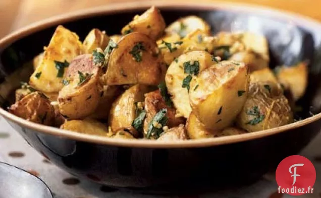 Pommes de Terre Rôties à l'Ail aux Herbes