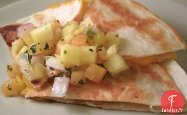 Quesadillas à la Courge Musquée et à l'Avocat