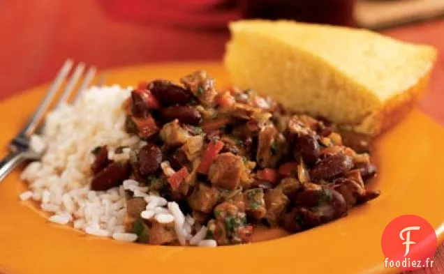 Andouille et Haricots Rouges au Riz