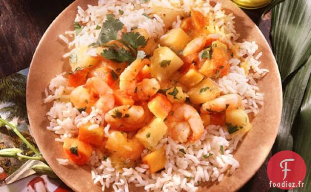 Crevettes Aigres-Douces à la Sauce aux Fruits