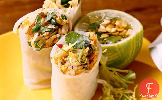 Rouleaux D'Été À La Sauce Thaïlandaise