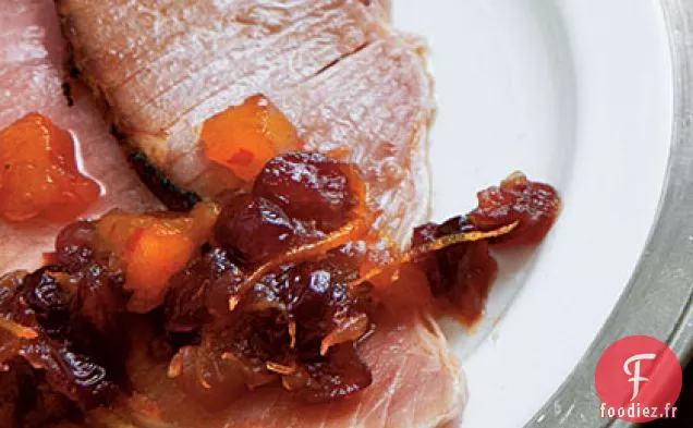 Chutney Épicé aux Canneberges et à l'Orange