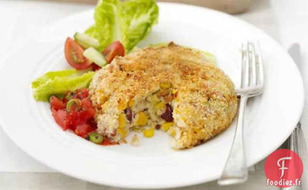 Cuisson de haricots verts avec salsa