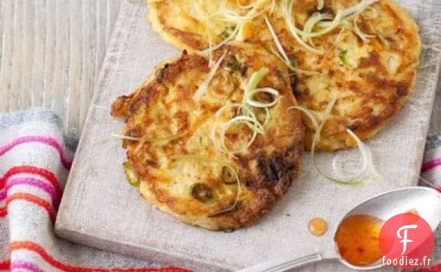 Galettes de tofu et légumes