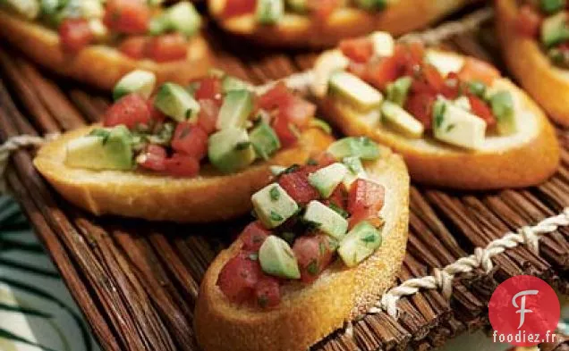 Bruschetta à l'Avocat