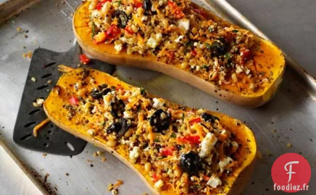 Courge musquée farcie au quinoa