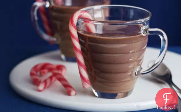 Chocolat chaud à la menthe poivrée