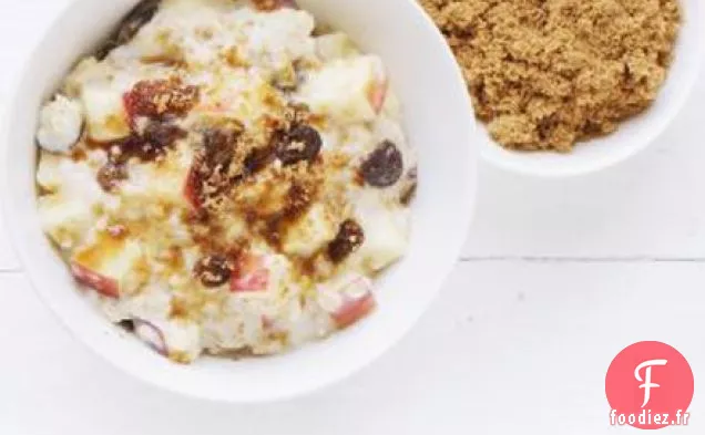 Porridge aux pommes et à la sultane