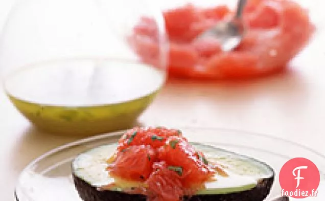 Salades Avocat-pamplemousse