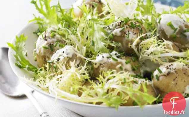 Salade de pommes de terre et frisée