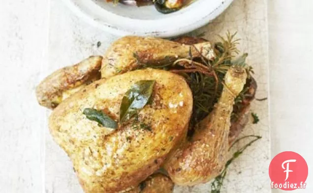 Poulet rôti lentement Herby