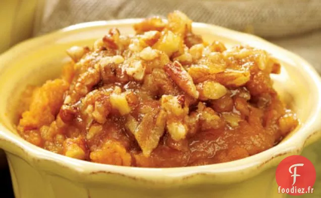 Cocotte de Patates Douces avec Garniture aux Pacanes