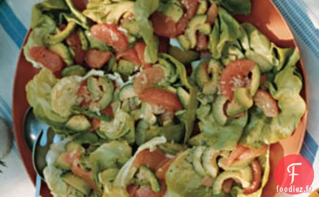 Salade D'Avocat Et De Pamplemousse