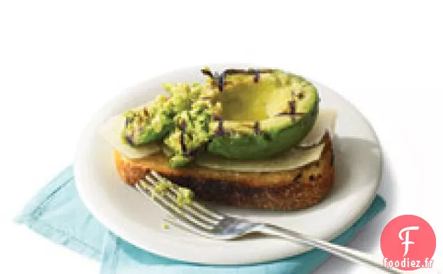 Avocat Grillé Sur Pain Grillé