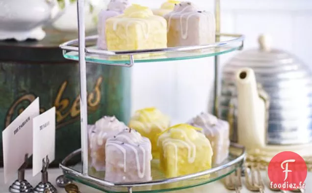 Fantaisies fondantes au citron et à la lavande