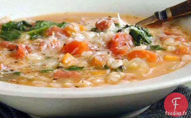 Soupe Copieuse aux Haricots et à l'Orge