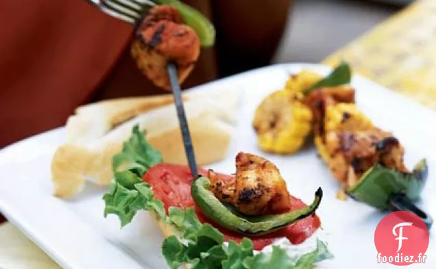 Brochettes de Poisson-Chat aux Épices Cajun