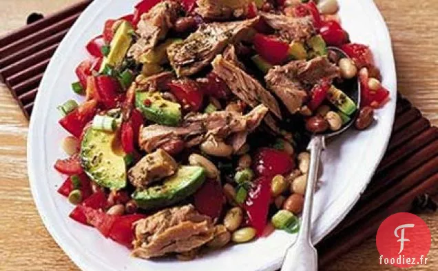 Salade mexicaine de thon et de haricots