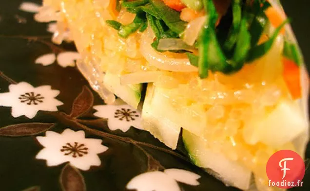 Rouleaux De Printemps À La Mandarine Et À L'Avocat