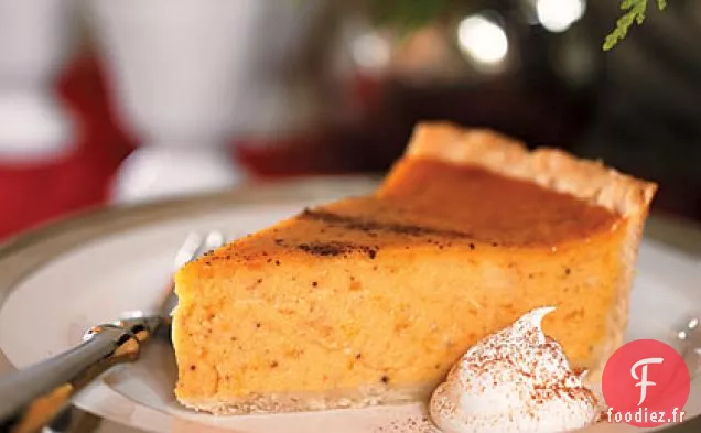 Tarte à la Patate Douce Parfumée à la Cardamome
