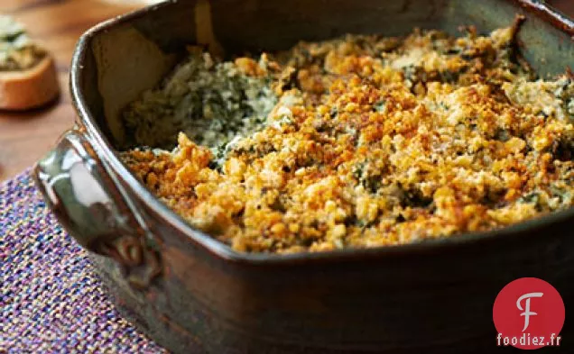 Trempette aux Épinards et au Parmesan au four