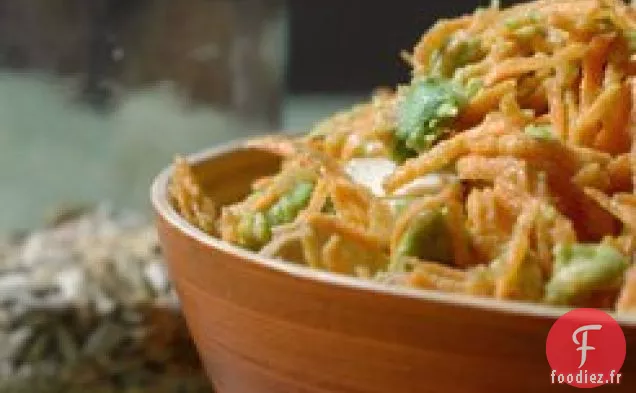 Salade De Carottes Râpées À L'Avocat