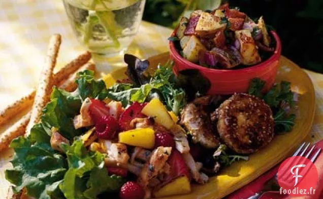 Salade de Poulet et de Fruits