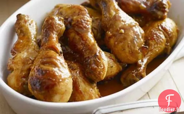 Poulet BBQ et salade de chou