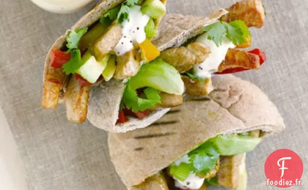 Pittas à la dinde et au poivre