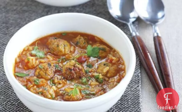 Un pot de porc et de riz parfumé