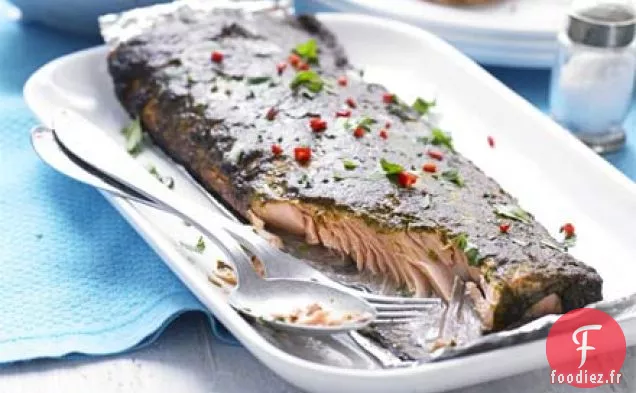 Saumon fumé chermoula