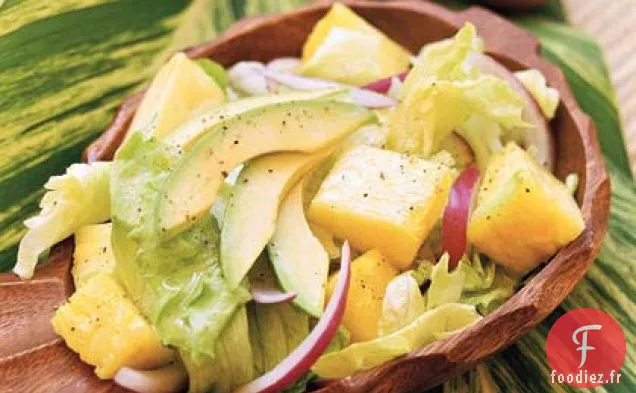 Salade d'Avocat et d'Ananas