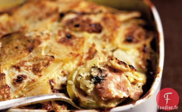 Dauphinoise saumon fumé & céleri-rave