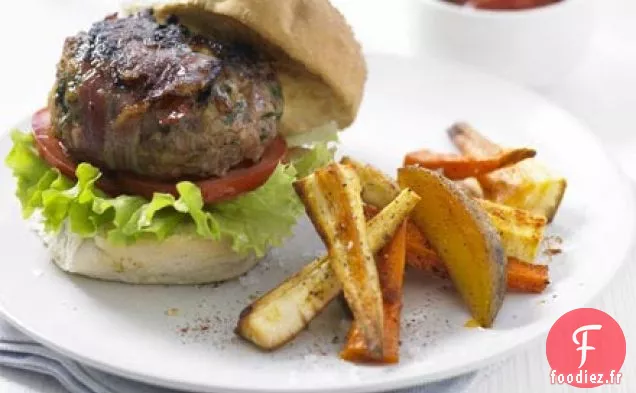 Burgers de dinde au citron et au thym