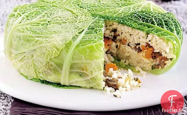 Gâteau de couche de risotto crémeux