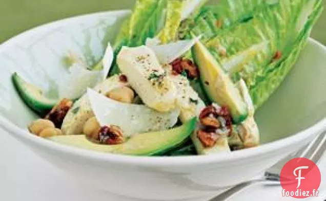Salade César Au Poulet Et À L'Avocat