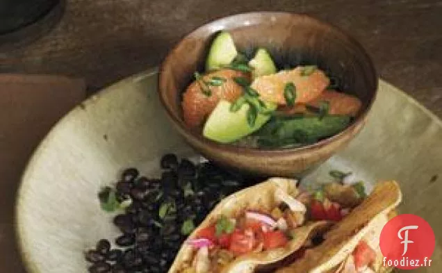 Recette De Tacos Au Poulet À L'Avocat Et Au Pamplemousse
