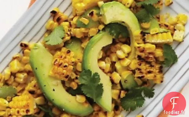 Maïs, Avocat Et Coriandre