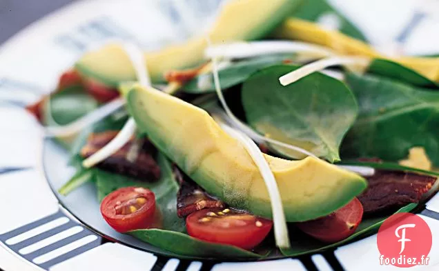 Salade d'Épinards et d'Avocats