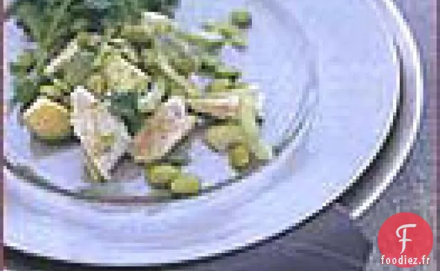 Salade de Poulet et d'Avocat au Soja