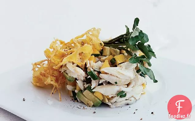 Salade de Crabe à l'Avocat et à la Mangue