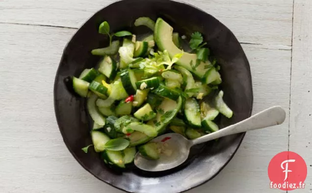 Salade De Concombre Et Avocat