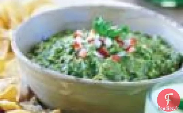 Guacamole Aux Copeaux De Maïs (guacamole Avec Totopos)