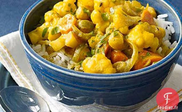 Ragoût de Pois Chiches et Légumes indiens