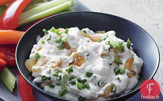 Trempette à la Crème Sure et à l'Oignon