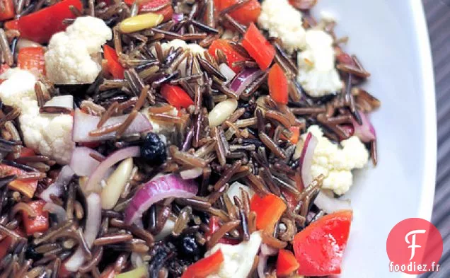 Poivron Rouge, Chou-Fleur Et Riz Sauvage