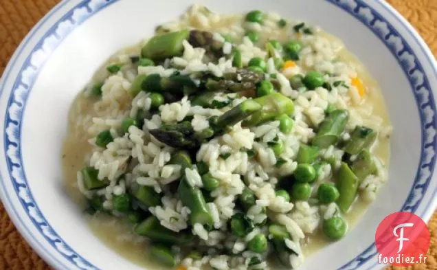 Risotto Aux Asperges Au Poivre D'Orange Et À L'Orange