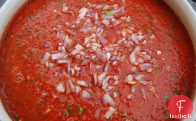 Gaspacho Au Poivron Rouge